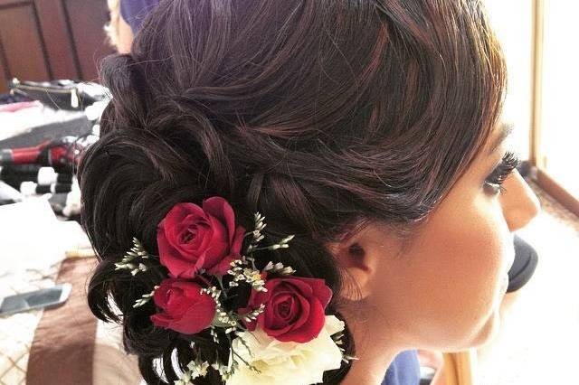 Updo floral