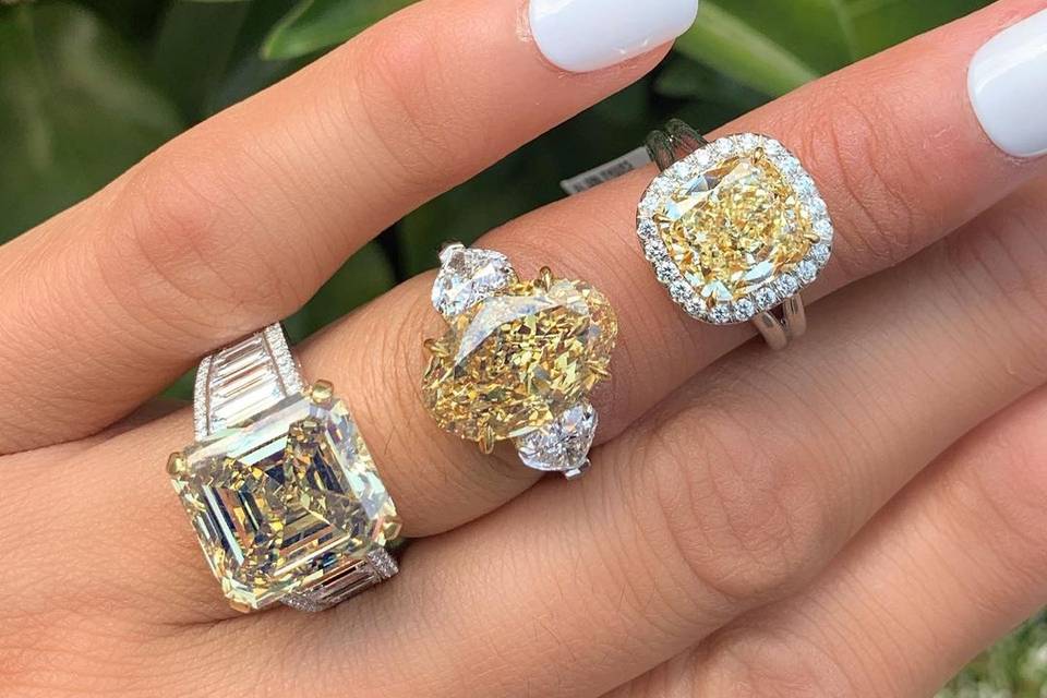 Fancy Yellow Diamond Rings