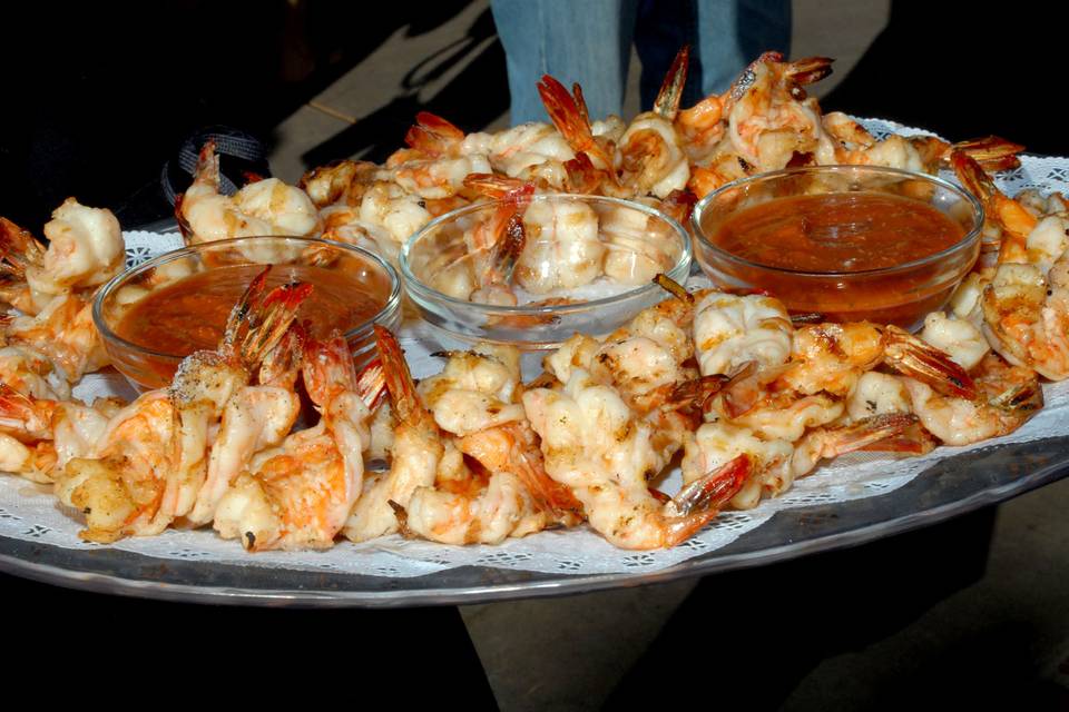 Shrimp with dip