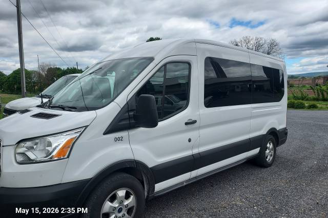 15 Passenger Vans Available