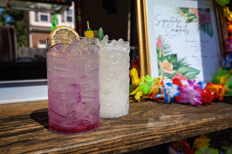 Tiki cocktails