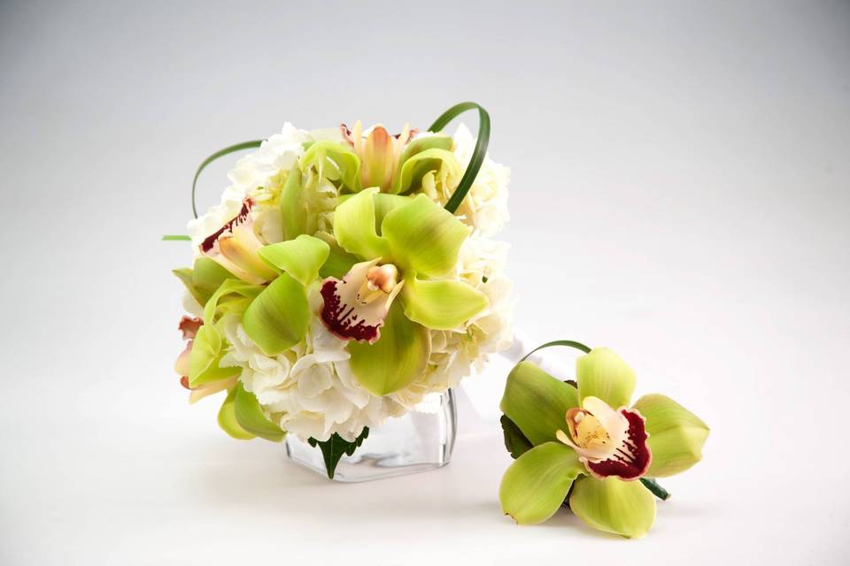 Cymbidium Bridal Bouquet