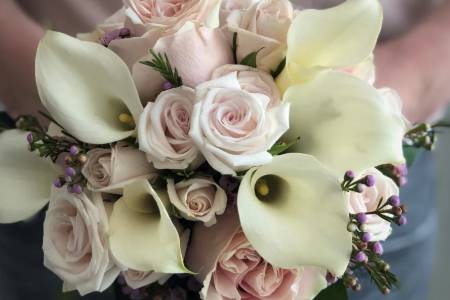 Tulips and Rose Bridal Bouquet