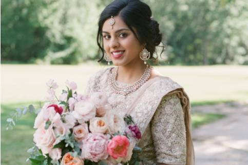 Soft Indian wedding makeup