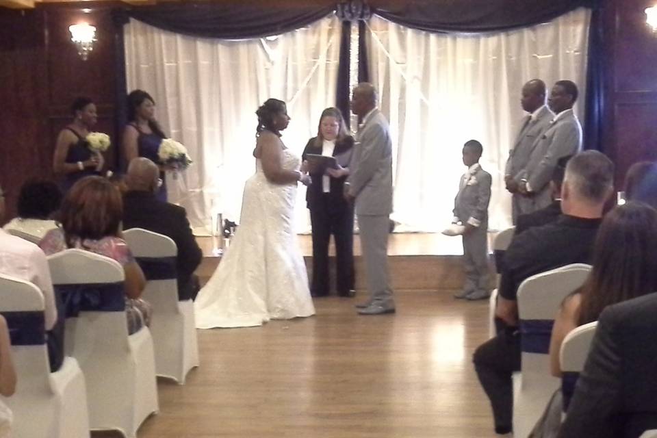 Ceremony took place at the Meridian Banquet Center in Houston.