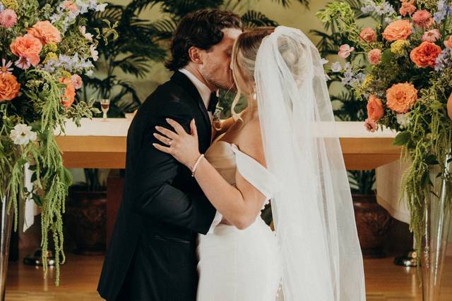 Couple First Kiss