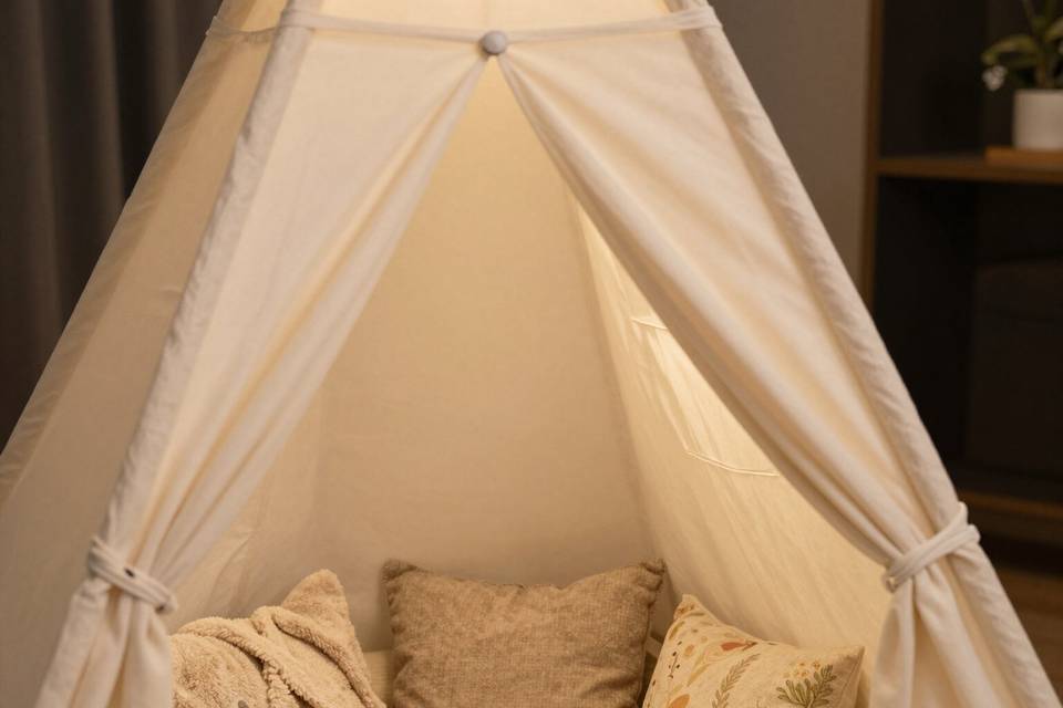 Tent Set Up - Book Nook