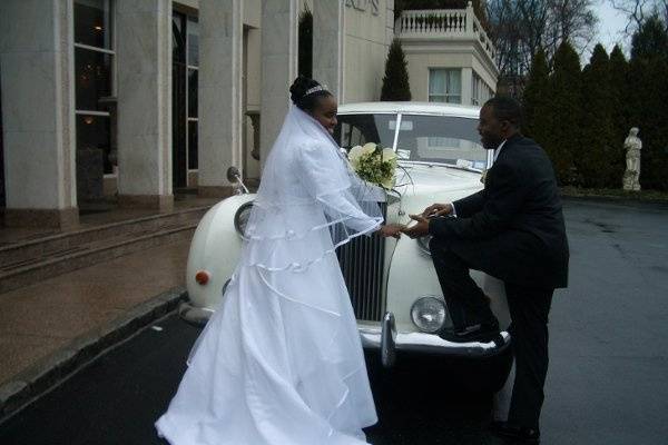 Wedding limo