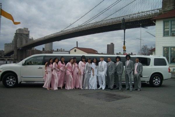 Wedding limo