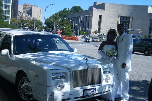 Wedding classic limo