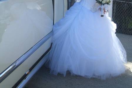 Wedding limo