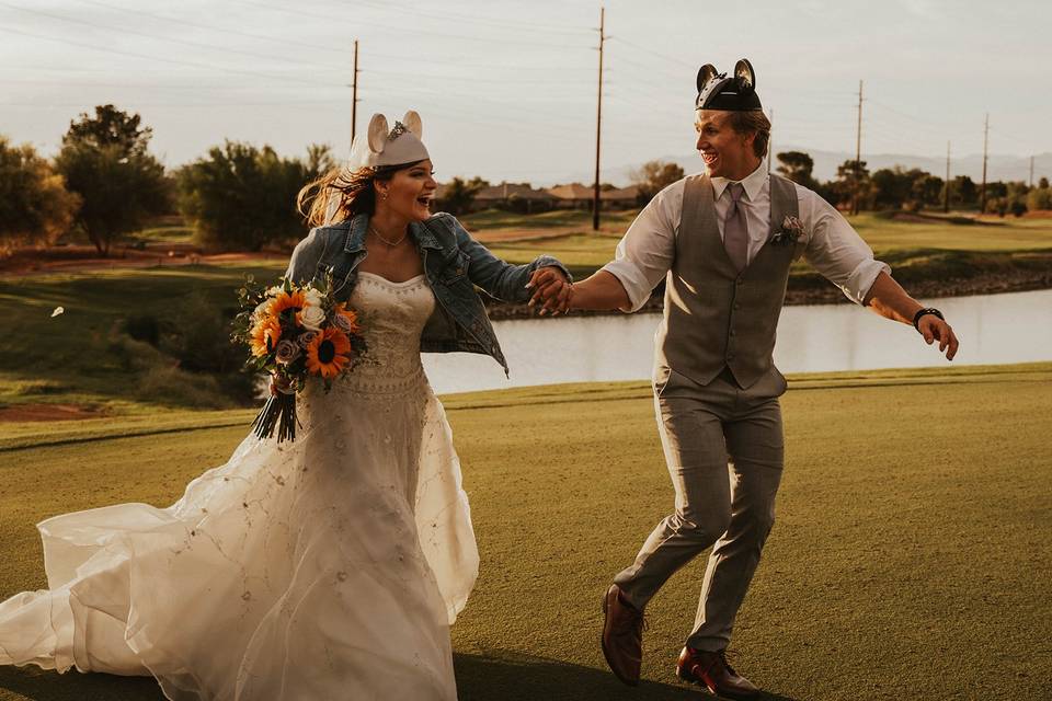 Bride and Groom portrait