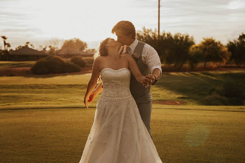 Bride and Groom portrait