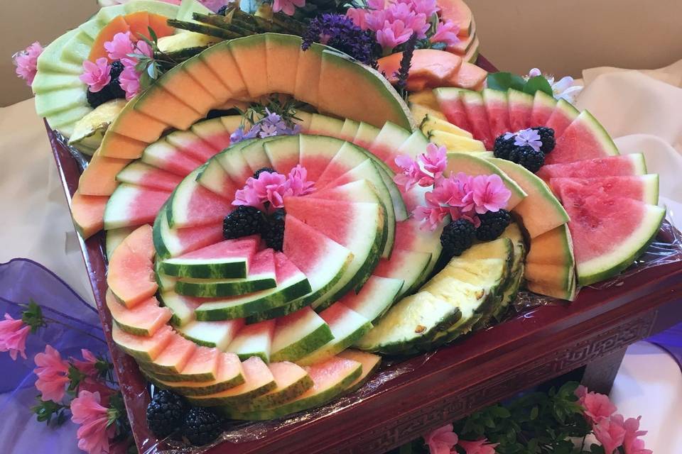 Fresh fruit arrangement