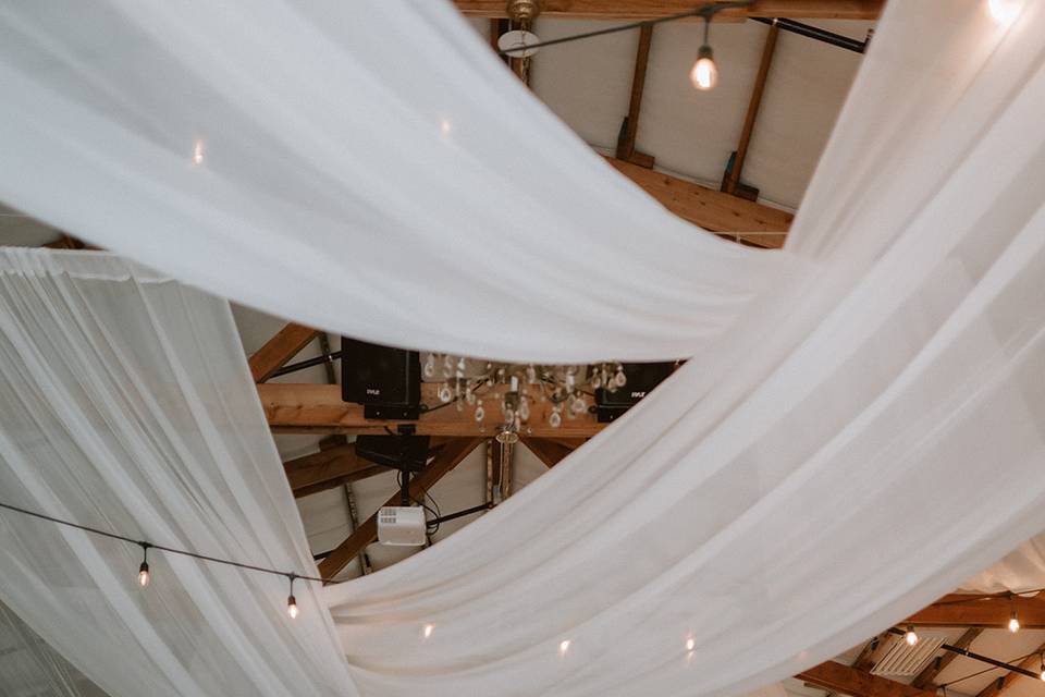 Indoor Ceremony + Drapery