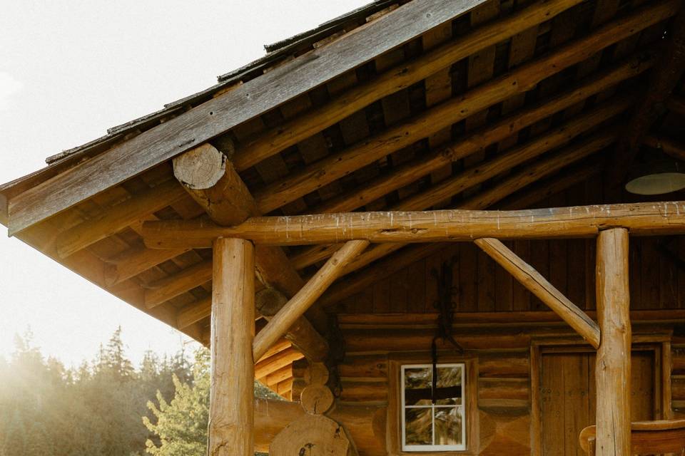 Outside of Log Cabin