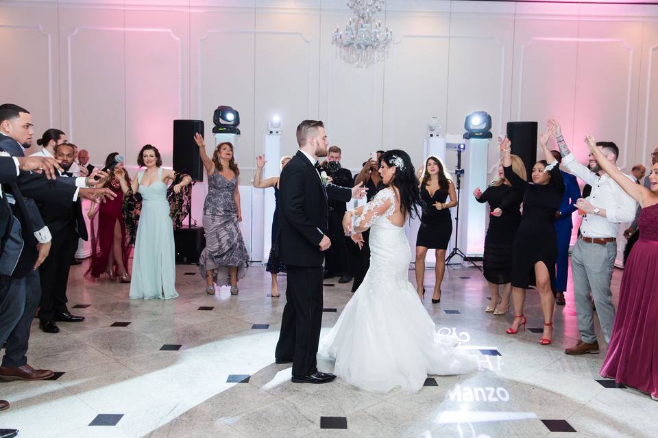 Couple on the dance floor