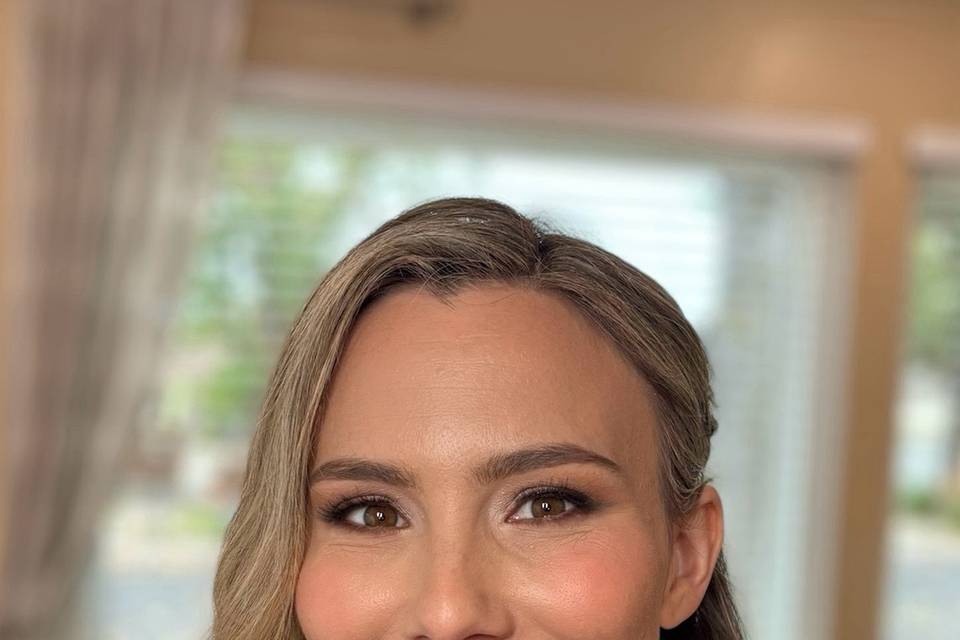 Bridesmaid makeup