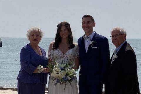 A family wedding I officiated