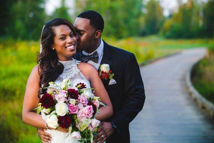 Wedding party bouquets