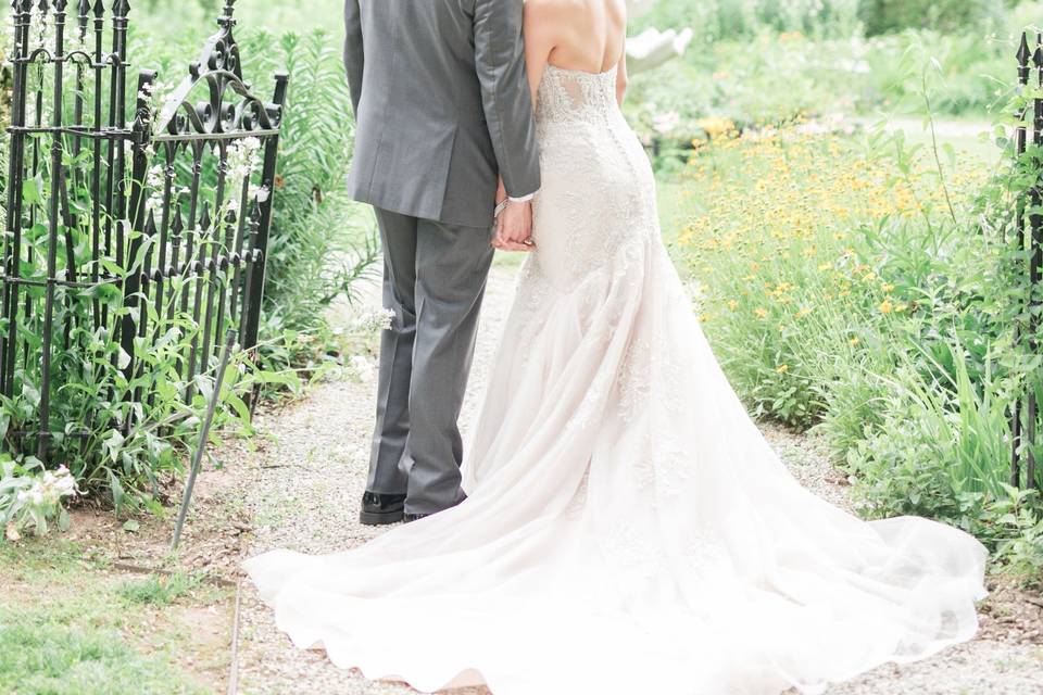 Couple on South Lawn