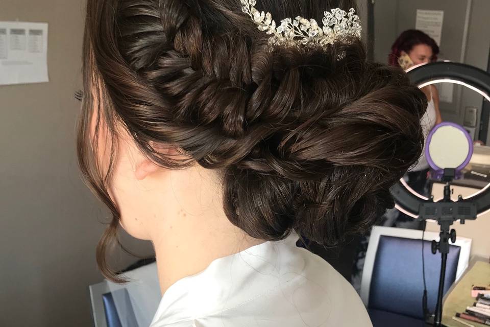 Updo With Braid