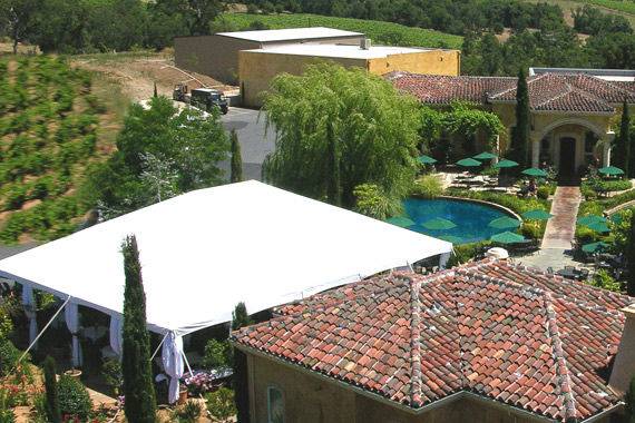 Outdoor view of Villa Toscano