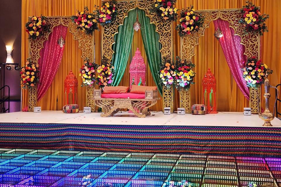 Ornate Stage Decor