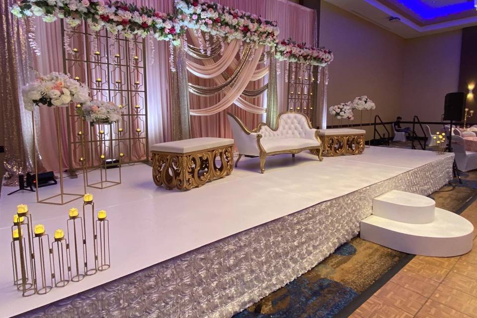 Decorated Stage Closeup