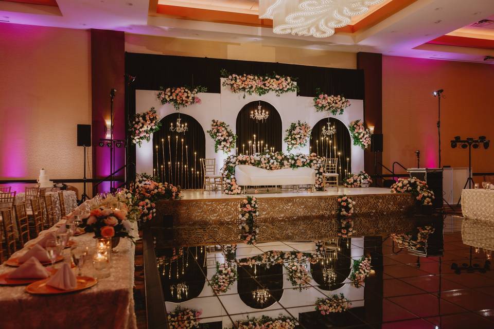 Elegant Stage Backdrop
