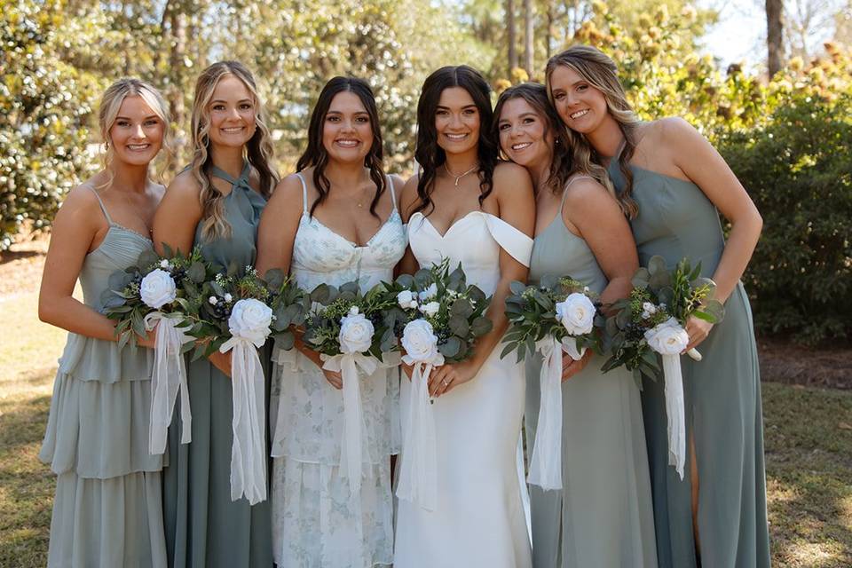 Kylie and Bridesmaids