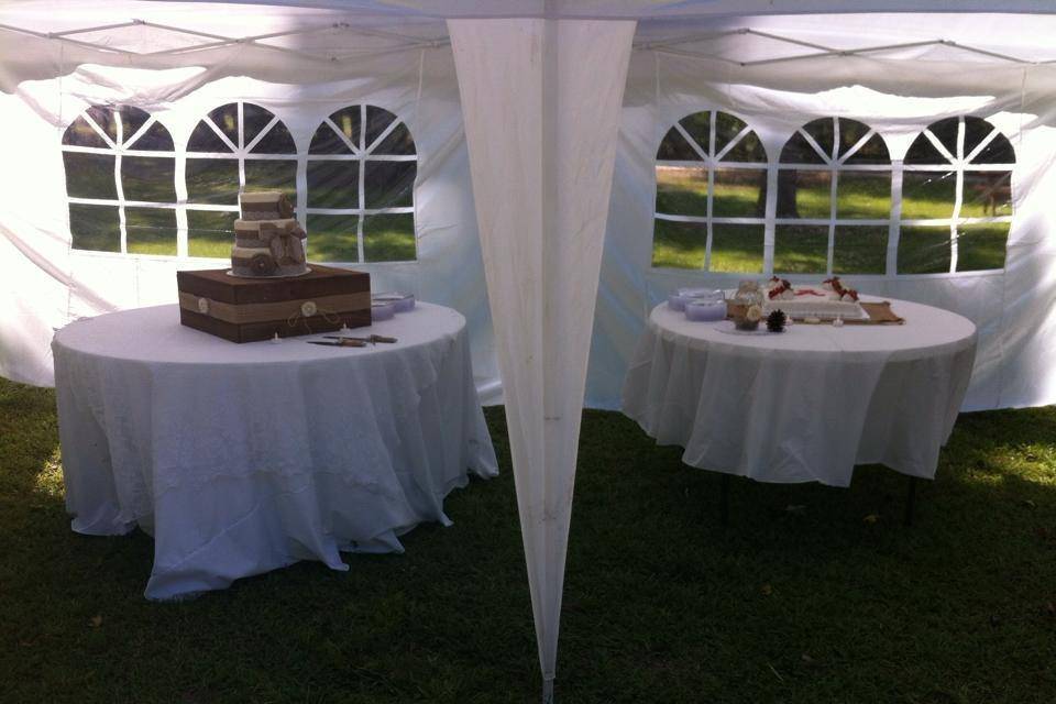 Bride & Groom's Tables