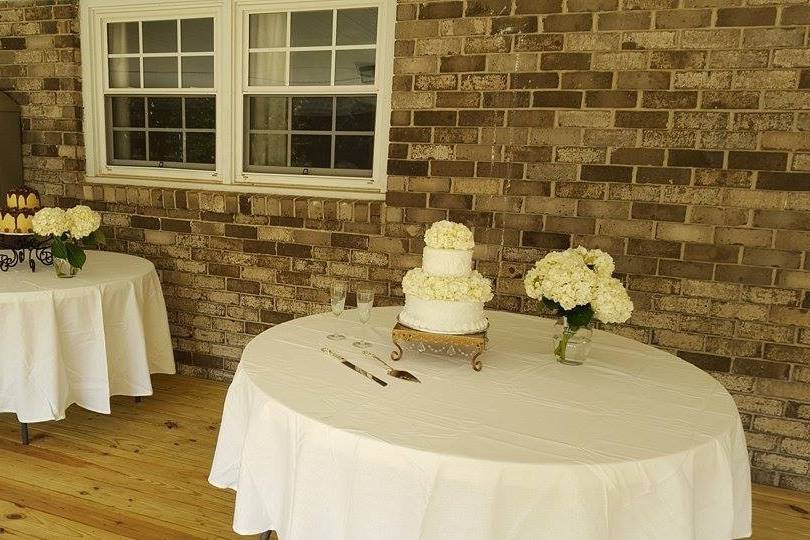 Bride's Table and Groom's Table