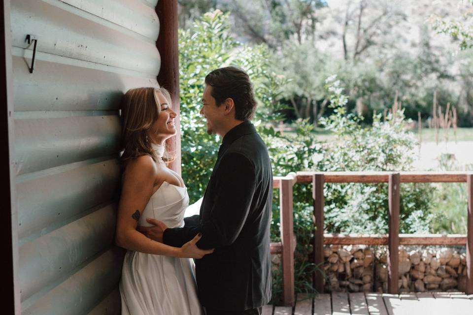 Bridals in the campground