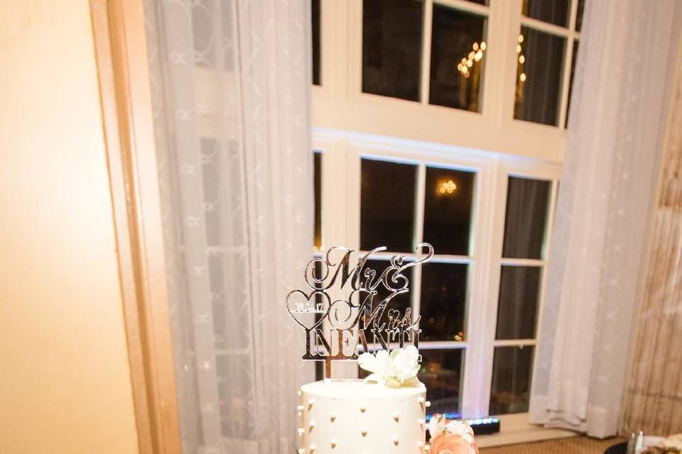 Four tier wedding cake