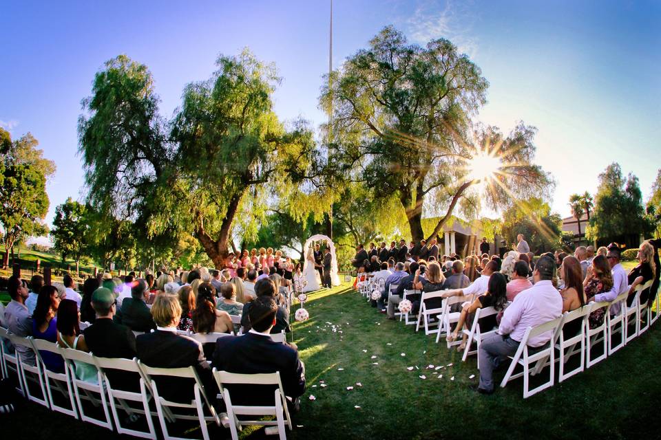 Outdoor wedding