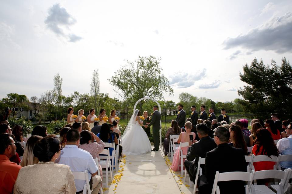 Outdoor ceremony