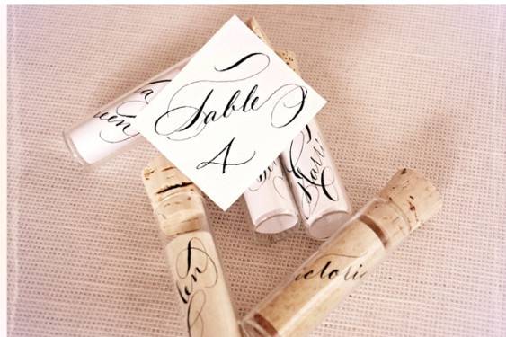 Slinging Ink® Calligraphy & Wine Bottle Engraving