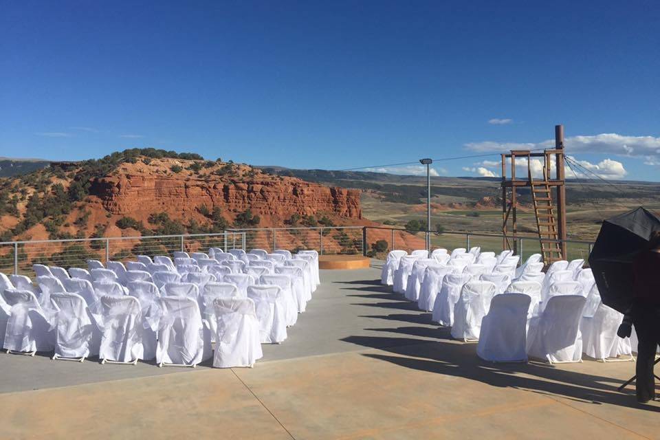 Outdoor wedding