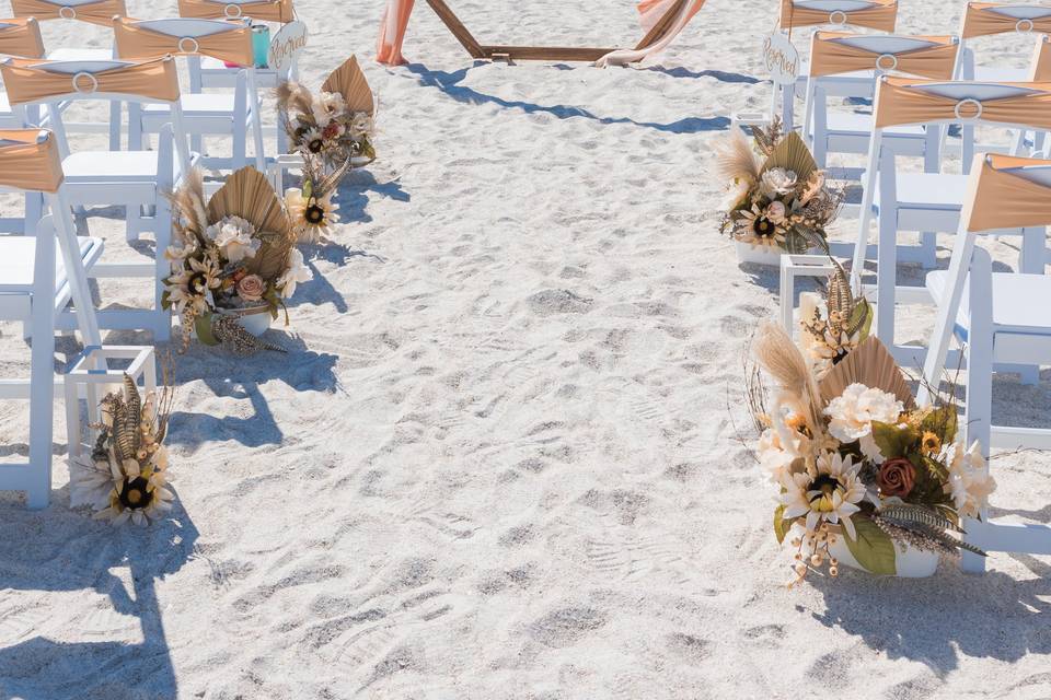 Boho ceremony ideas