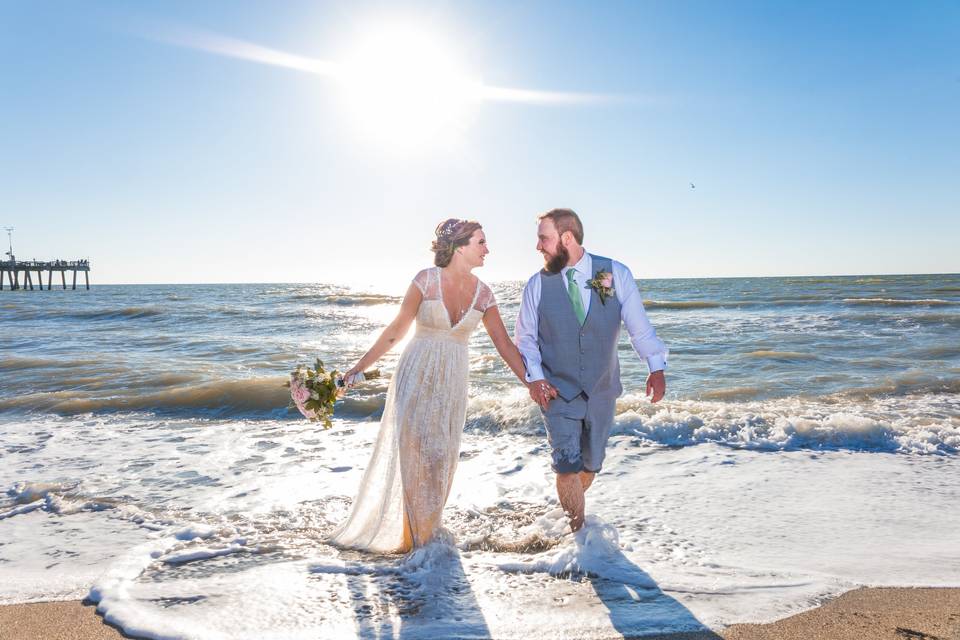 Beach ceremony in Venice Fl