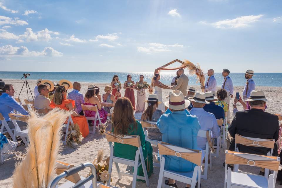 Beach ceremony Sarasota