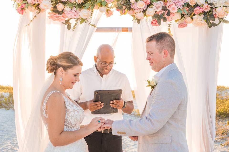 Beach wedding