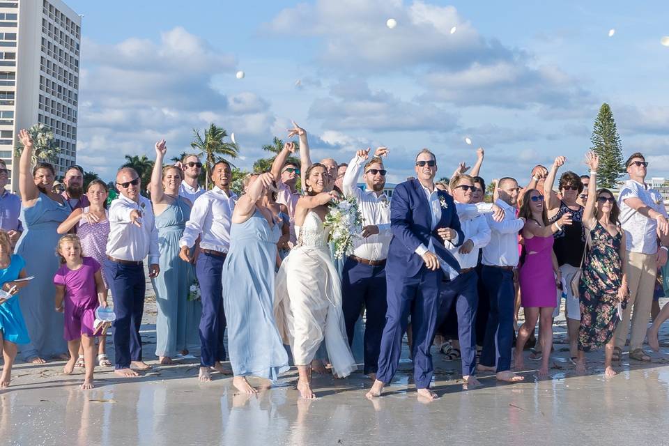 Florida beach wedding