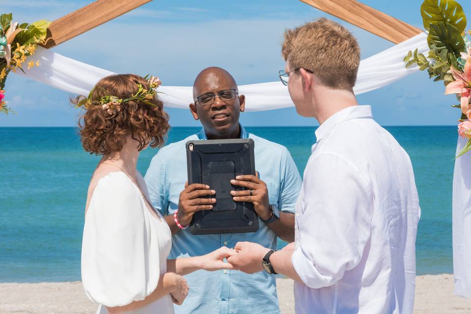 Wedding officiant