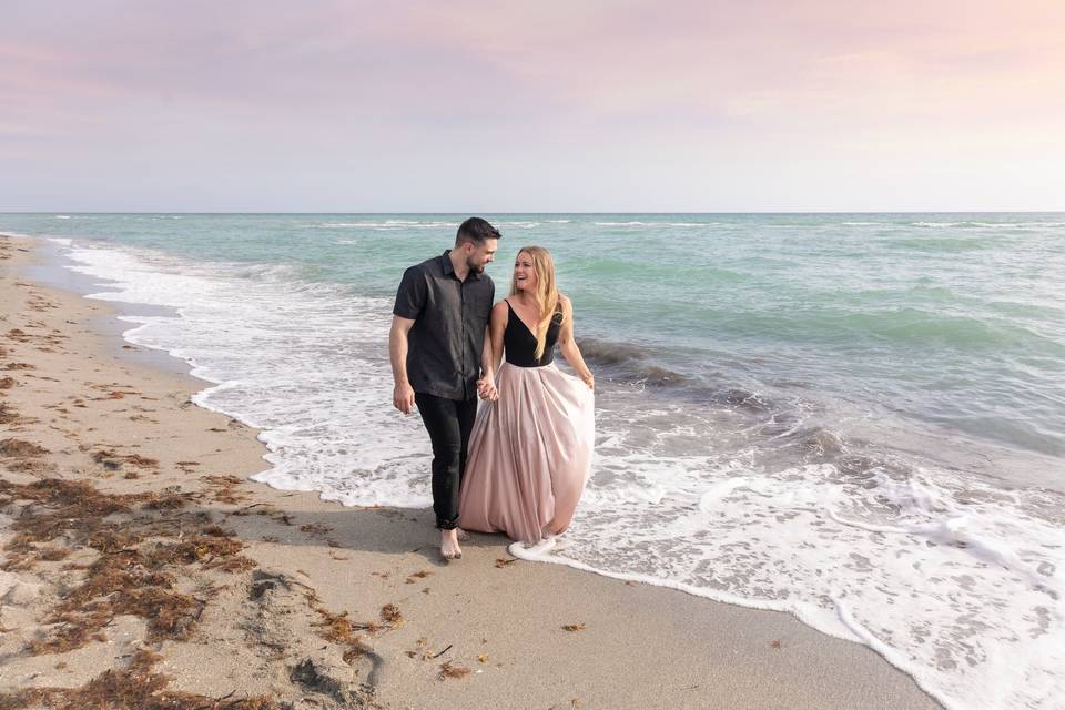 Florida beach wedding