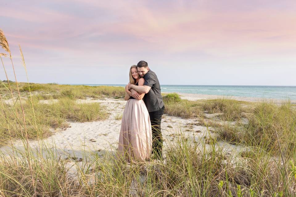 Vow renewals on the beach