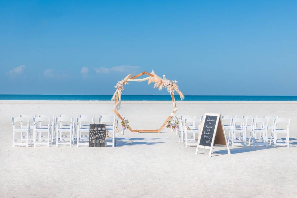 Siesta Key Boho Wedding