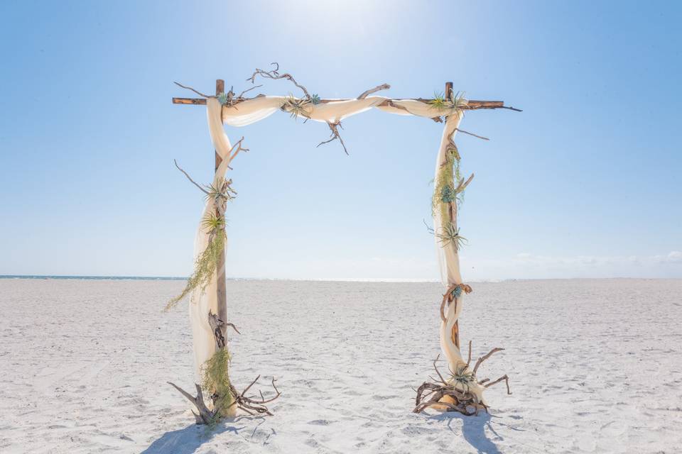 Florida tropical wedding