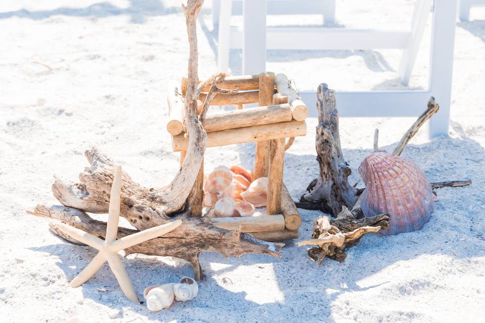 Cake on the beach